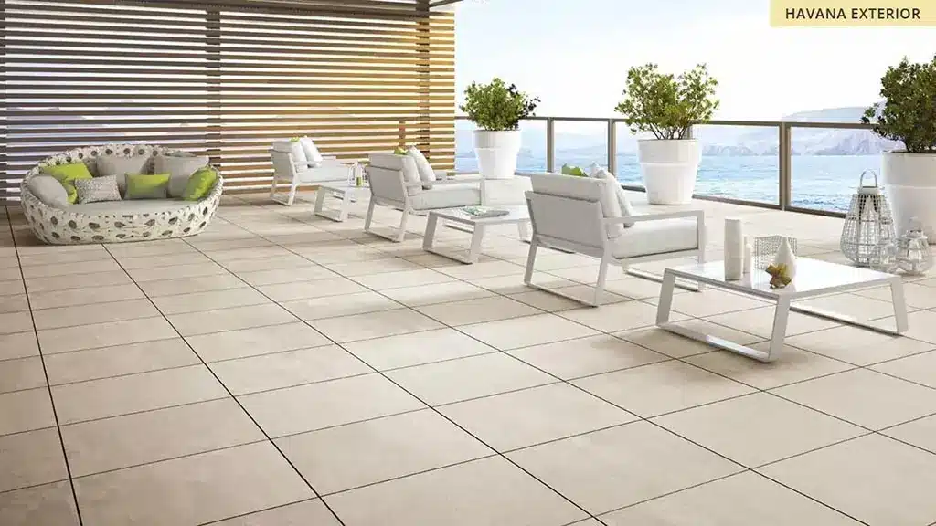 Cement-Effect Tiling