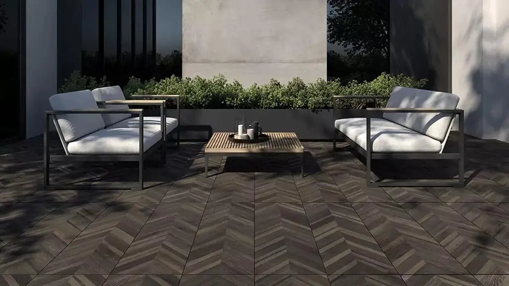 Large Format Paving Tiles Chevron